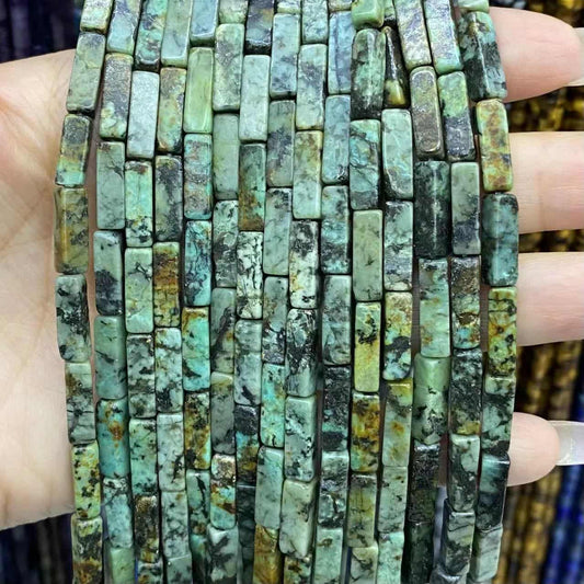 Square Tube Beads 4x13mm Quartz/Jasper/Agate/Crystal