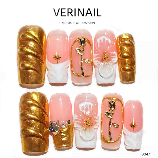 Press On Nails Style 3D TD04