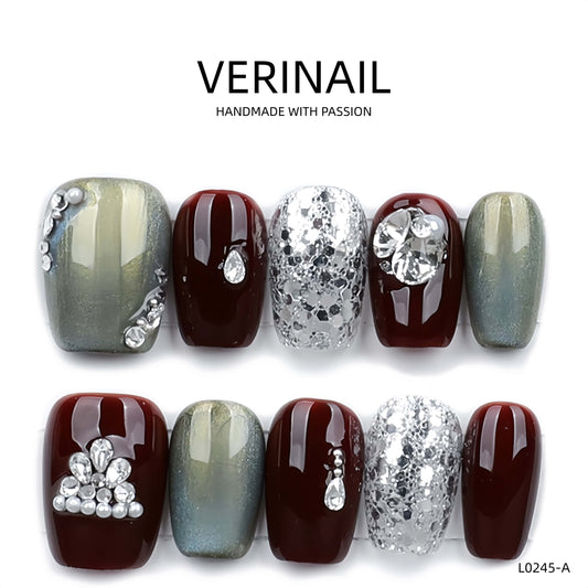 Press On Nails Ballerina- Short BS05