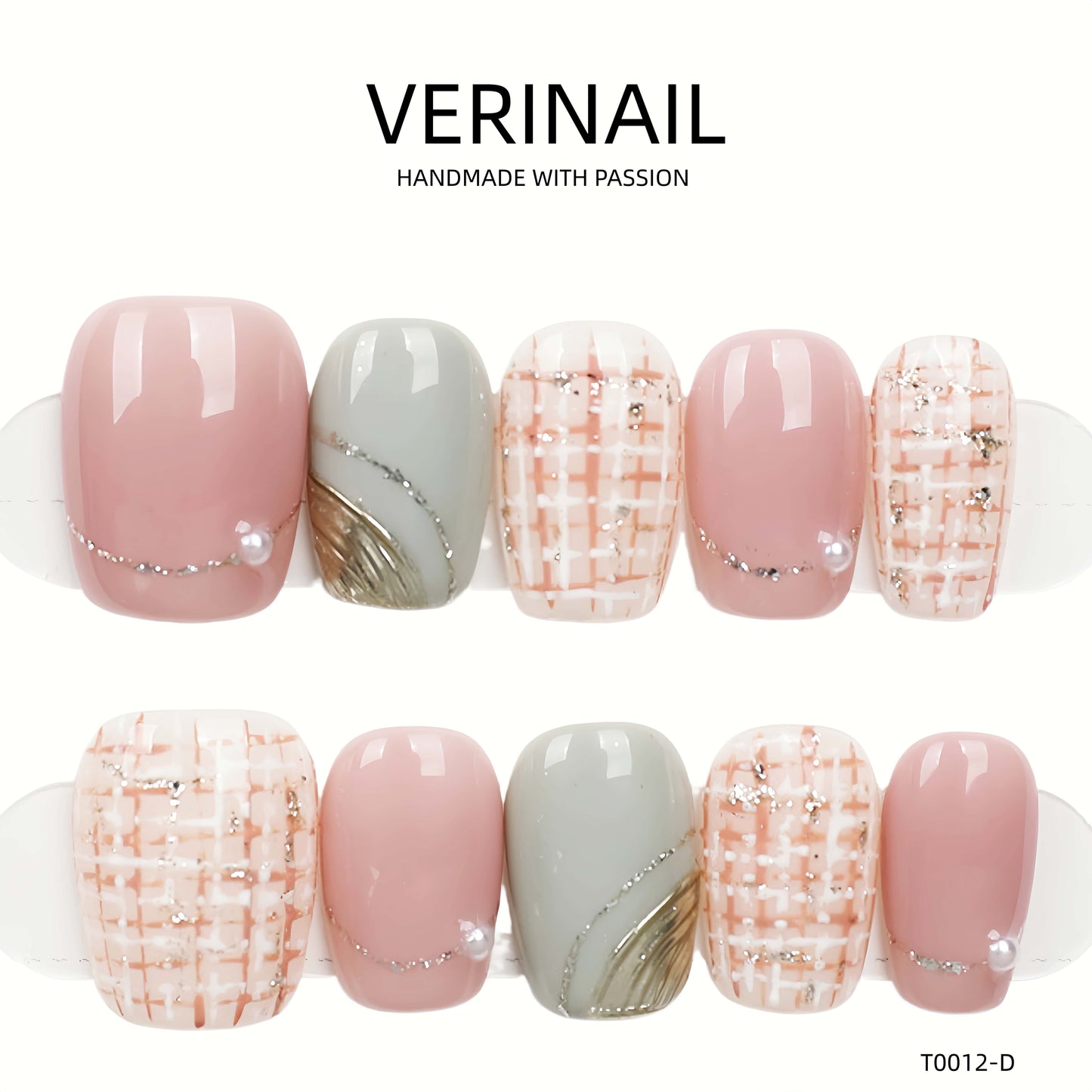 Press On Nails Color Pink CP04
