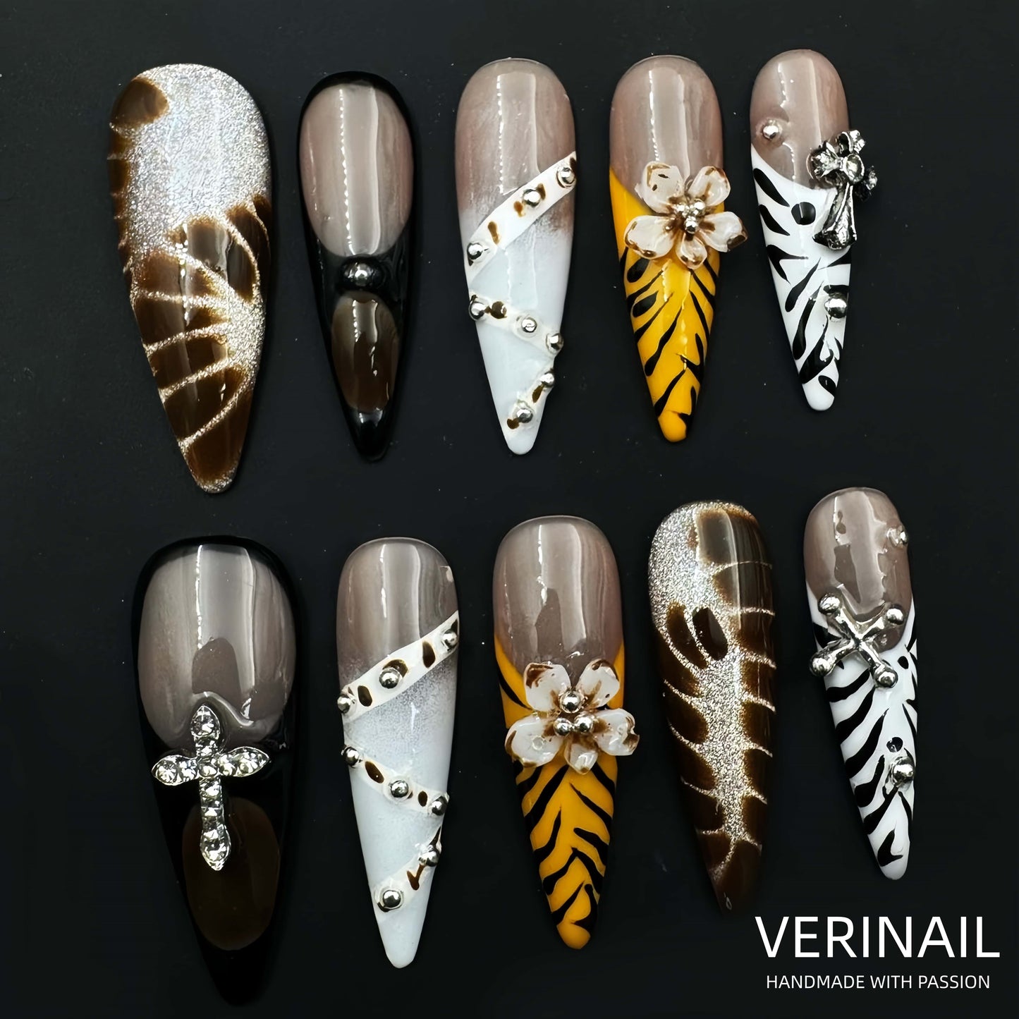 Press On Nails Style 3D TD01