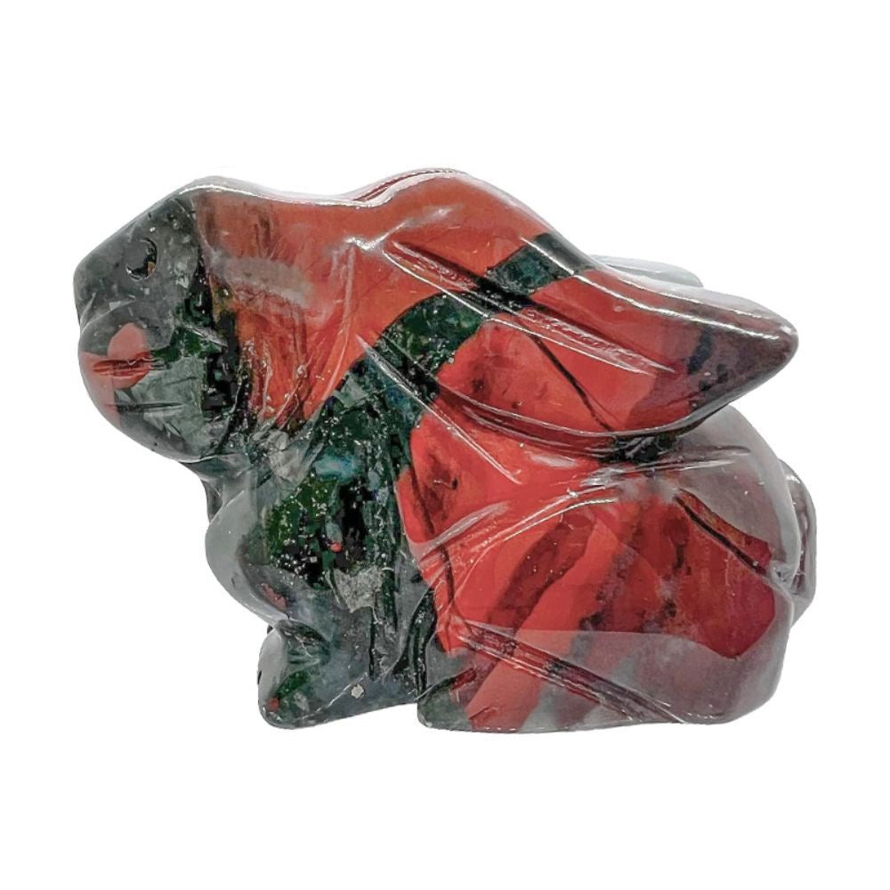 Rabbit Statue Hand Carved Animal Figurine