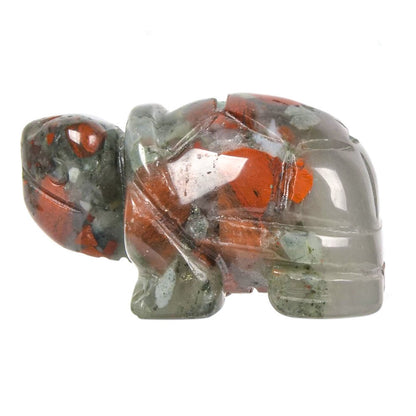 Turtle Statue Hand Carved Animal Figurine