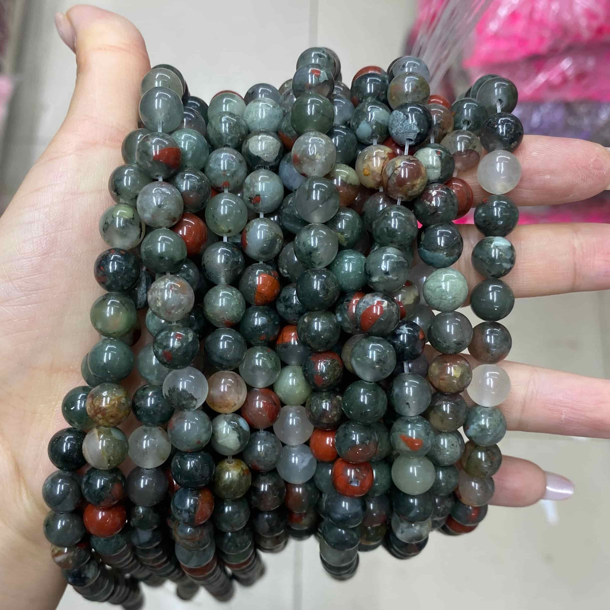 $2.5--8mm #2 Semi- Precious beads Free Shipping