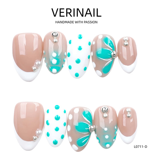 Press On Nails Color Nude DL07