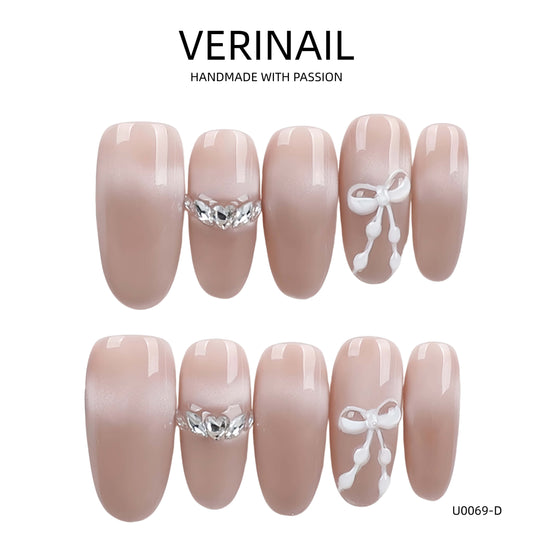Press On Nails Color Nude DL09