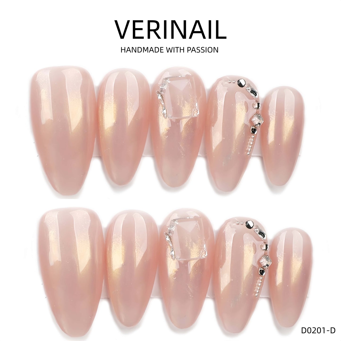 Press On Nails Color Nude DL02