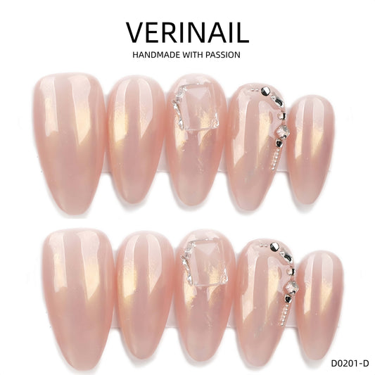 Press On Nails Color Nude DL02