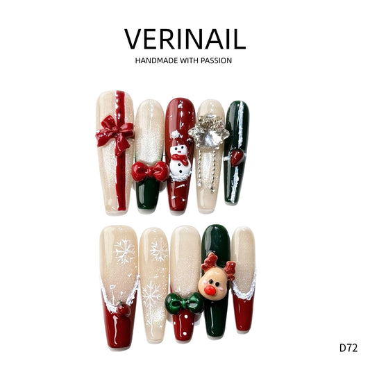 Press On Nails Christmas-DL01