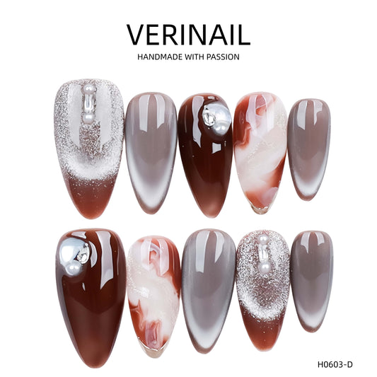 Press On Nails Color Purple CP02