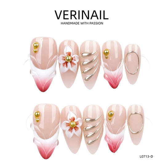 Press On Nails Color Nude DL07