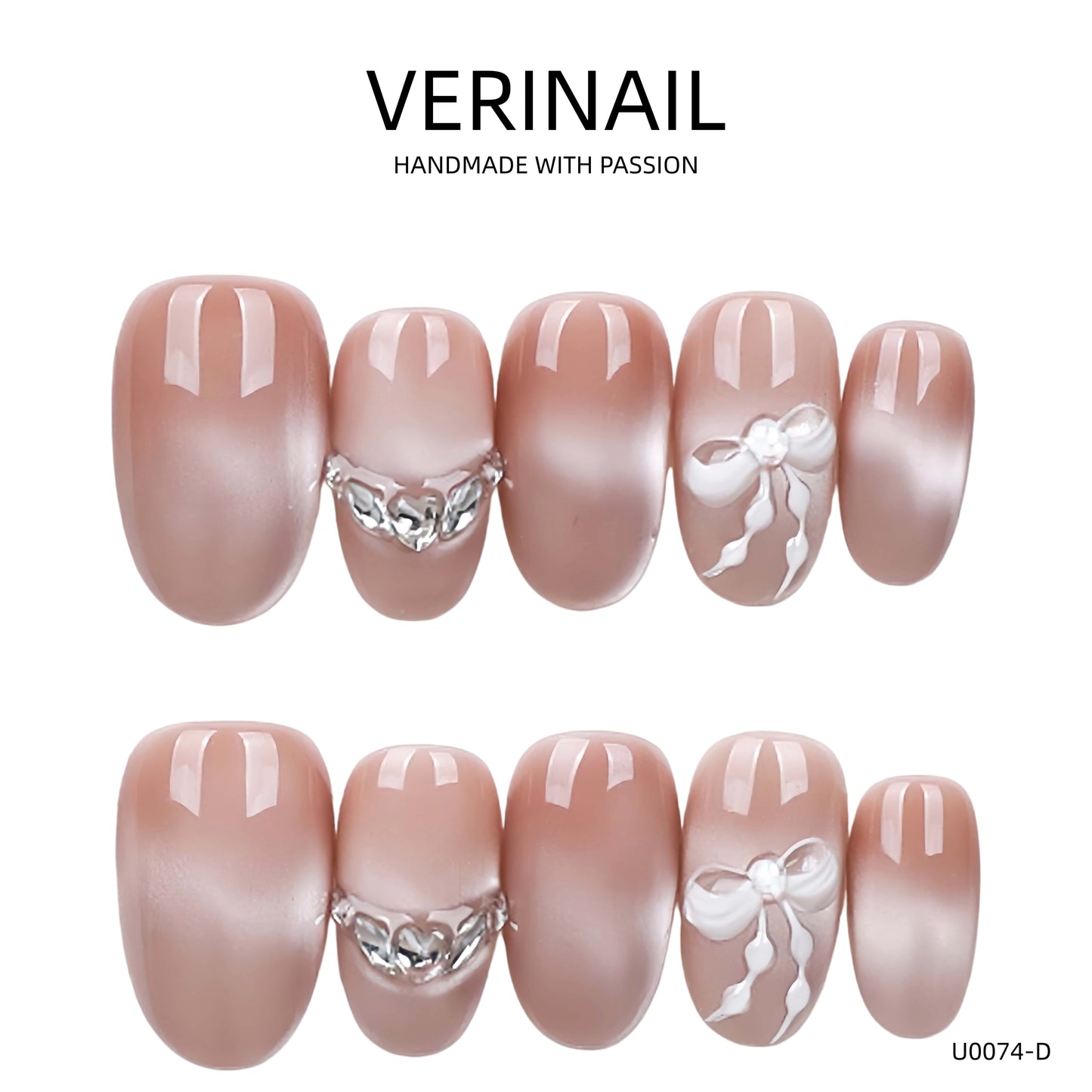 Press On Nails Color Nude DL09