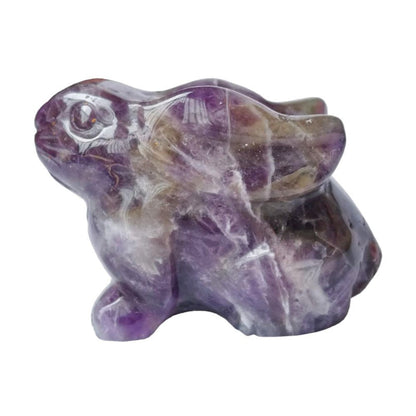 Rabbit Statue Hand Carved Animal Figurine