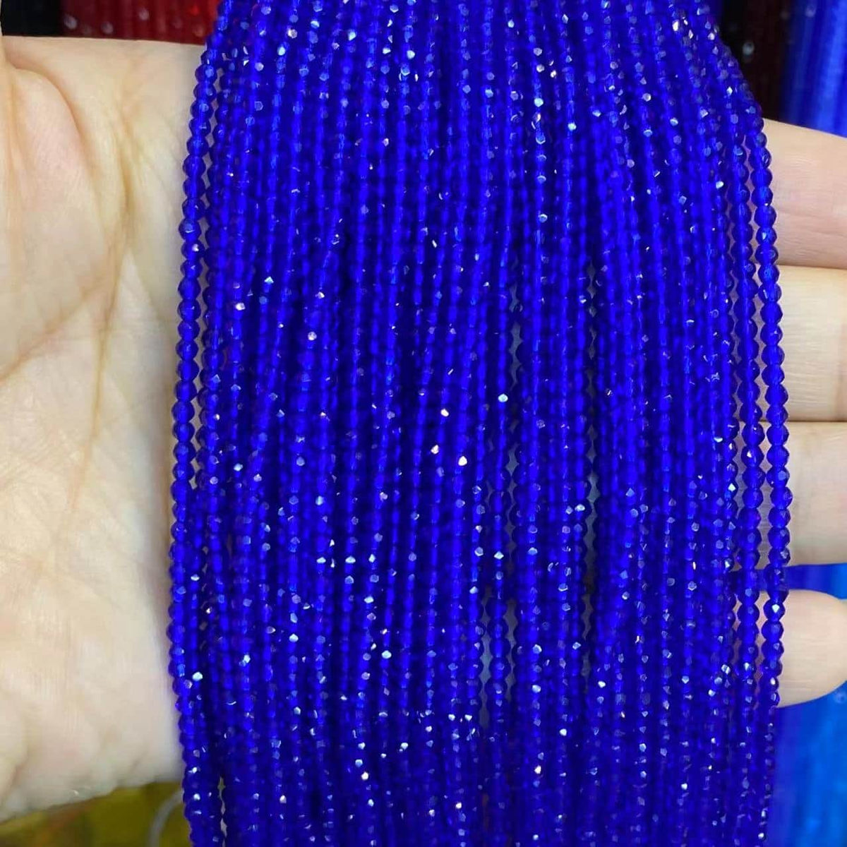 Nano Beads Tiny Round Faceted Beads 2mm 3mm