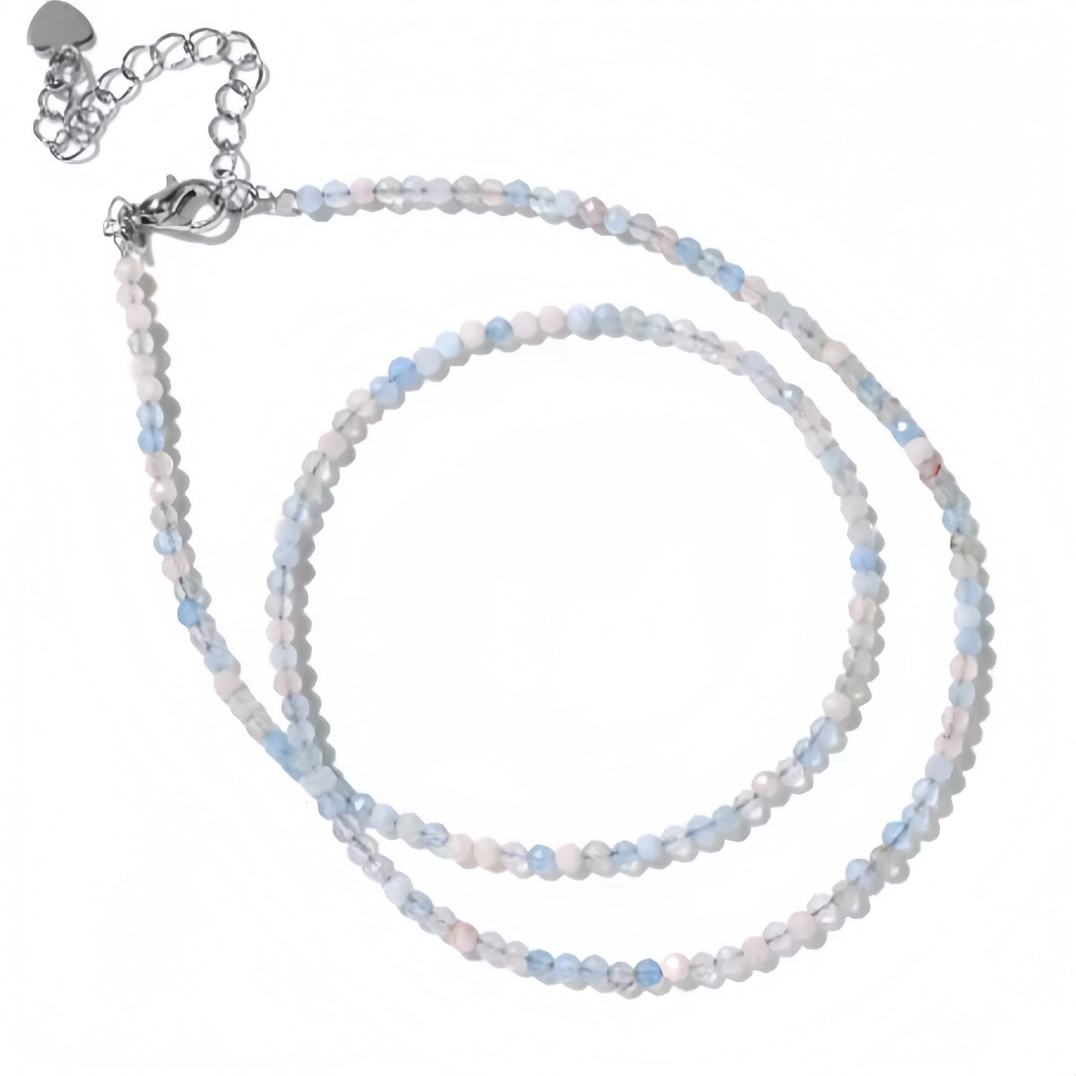 2mm Shining Beads Stone Necklace Choker Jewelry