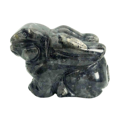 Rabbit Statue Hand Carved Animal Figurine