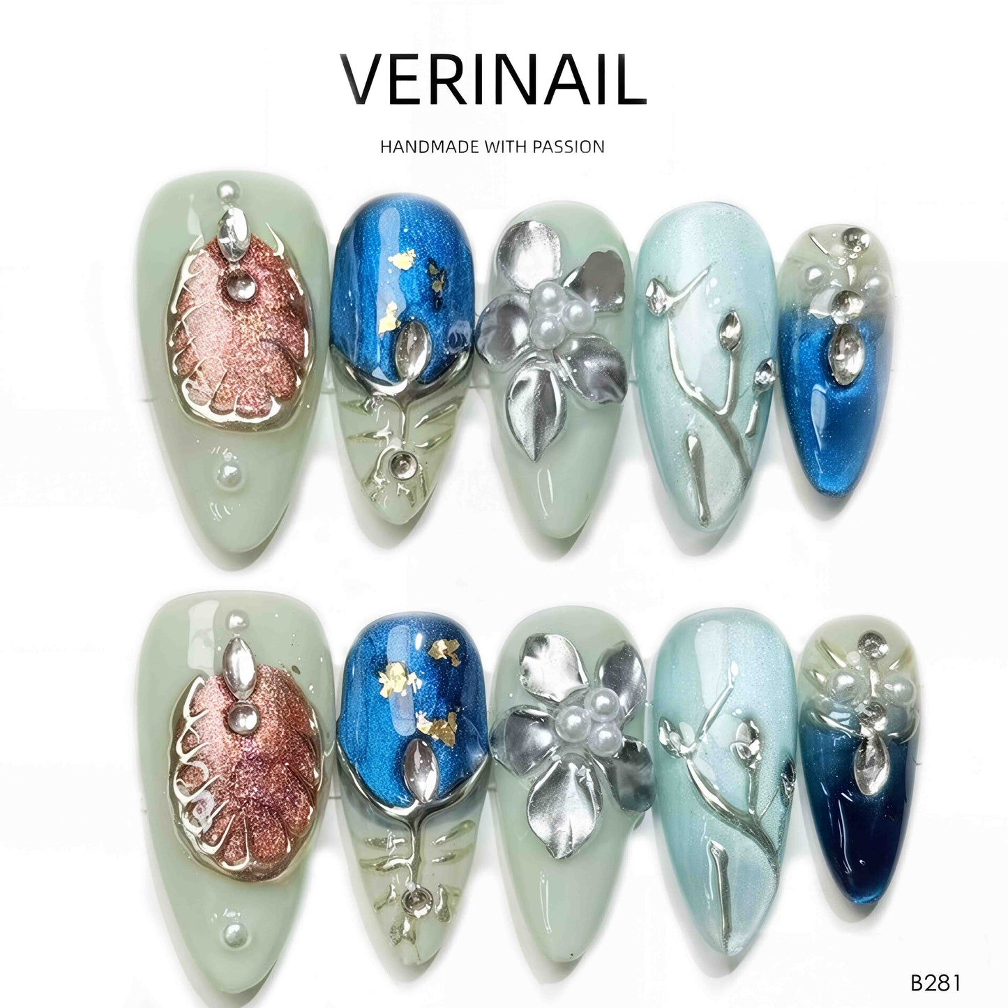 Press On Nails Holiday DL01