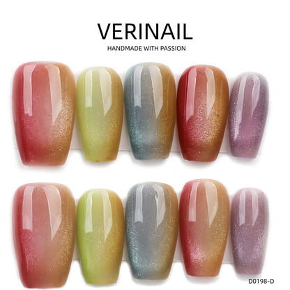 Press On Nails Color Purple CP01