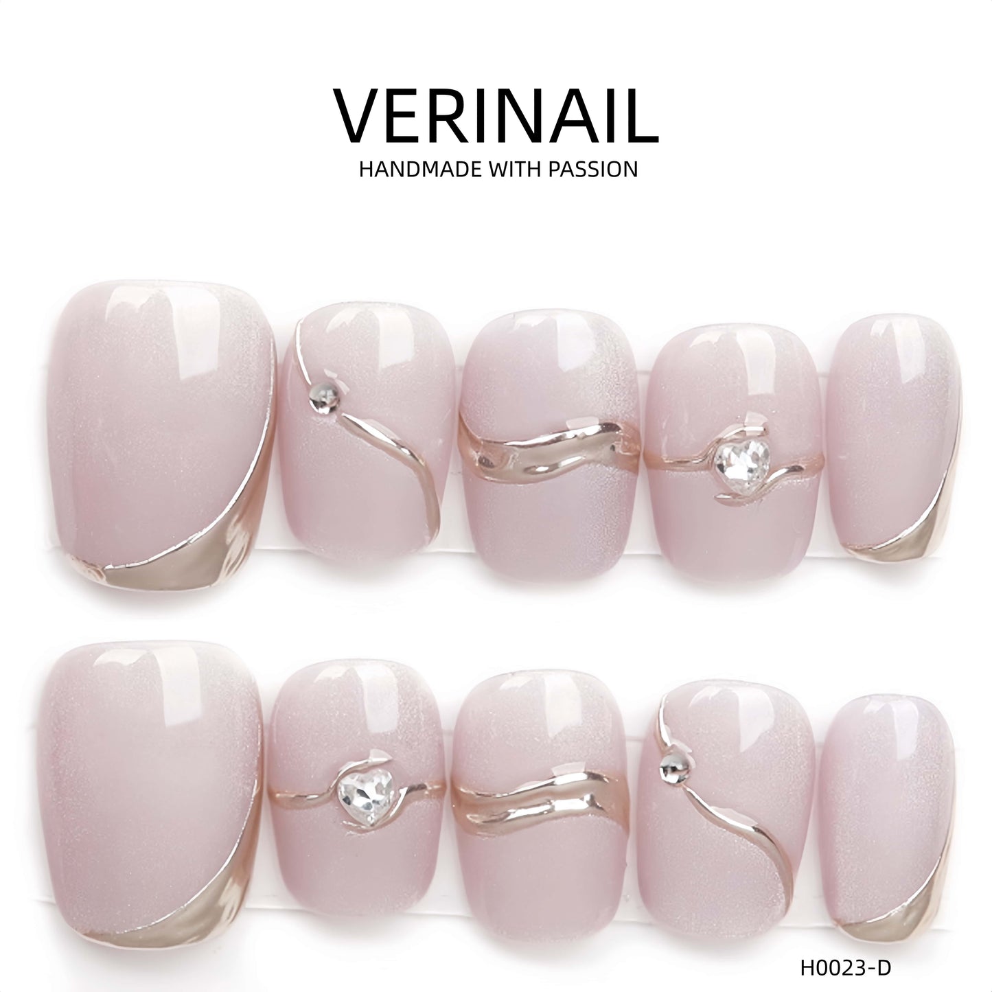 Press On Nails Color Nude DL03
