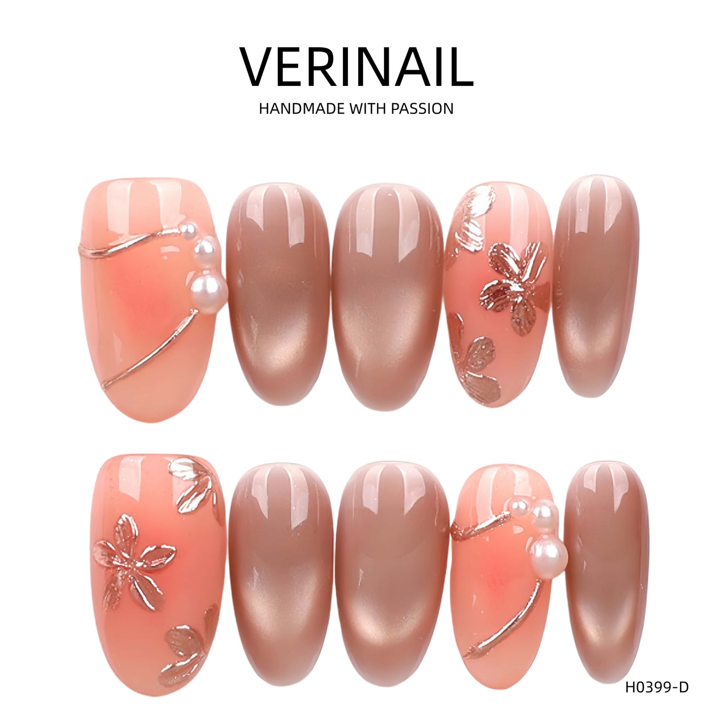 Press On Nails Color Pink CP02