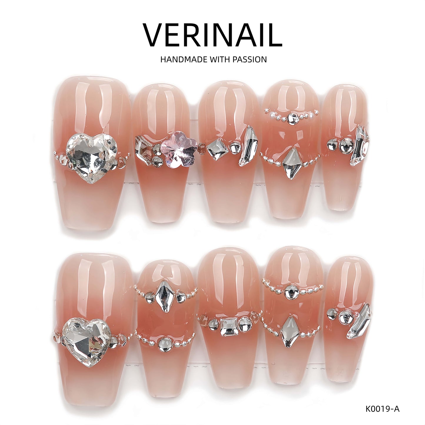 Press On Nails Color Nude DL05