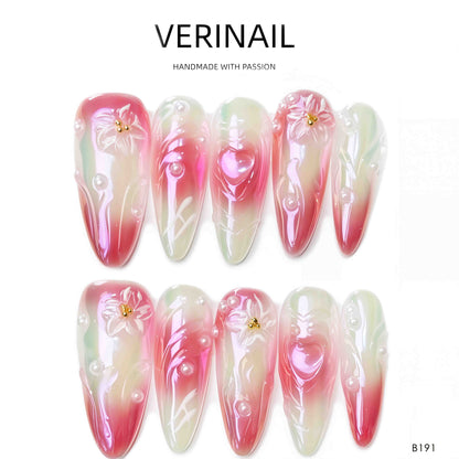 Press On Nails Color Pink CP01