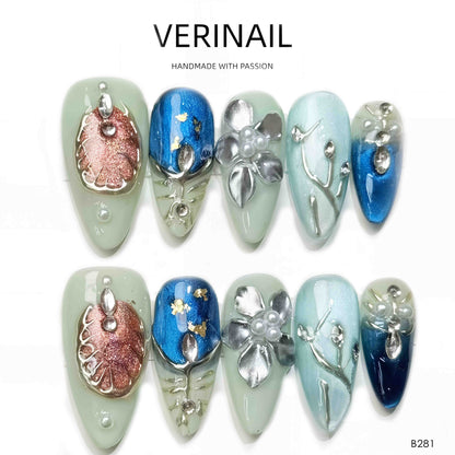 Press On Nails Color Jade DL01