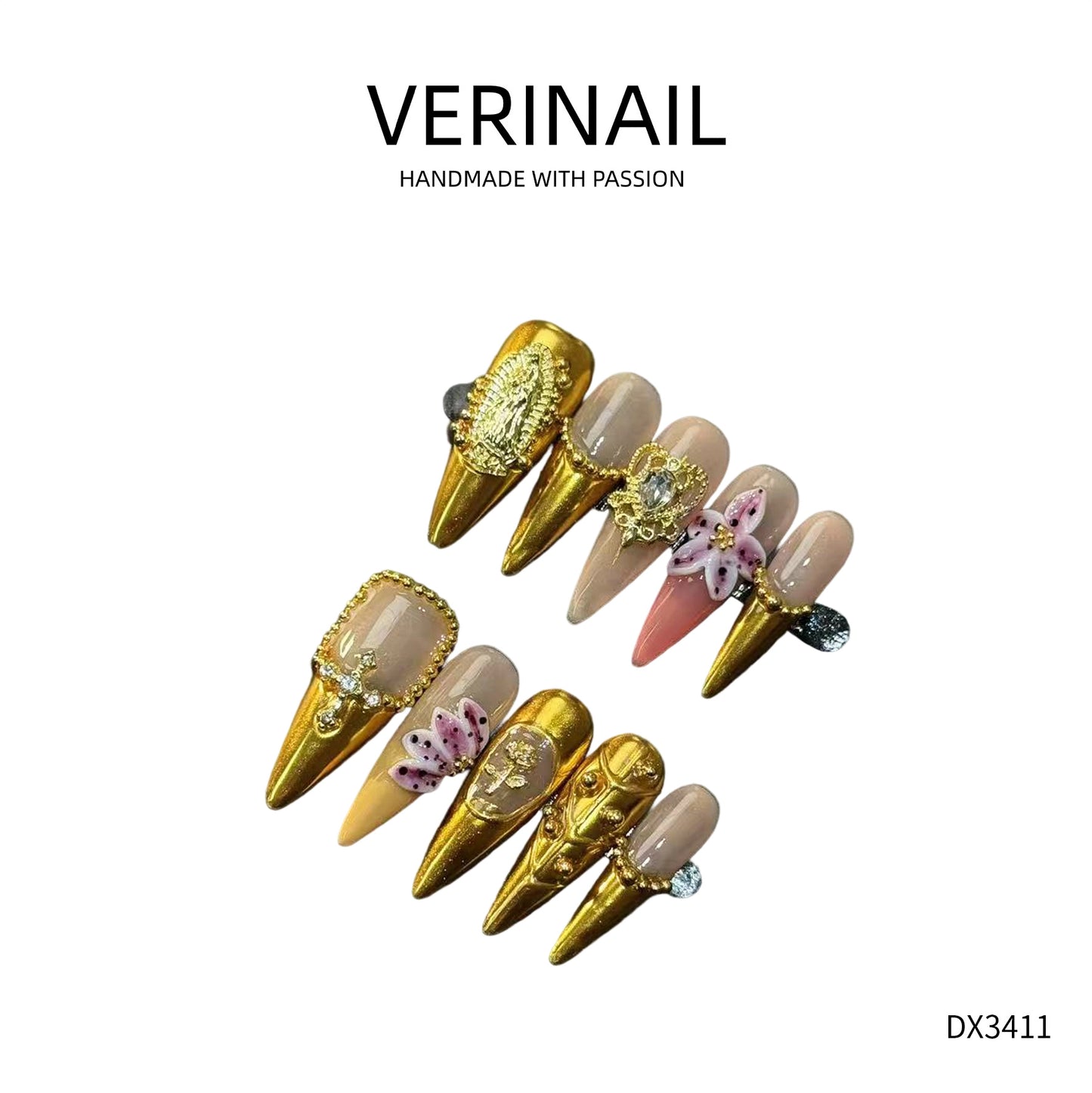 Press On Nails STENGHT DL02