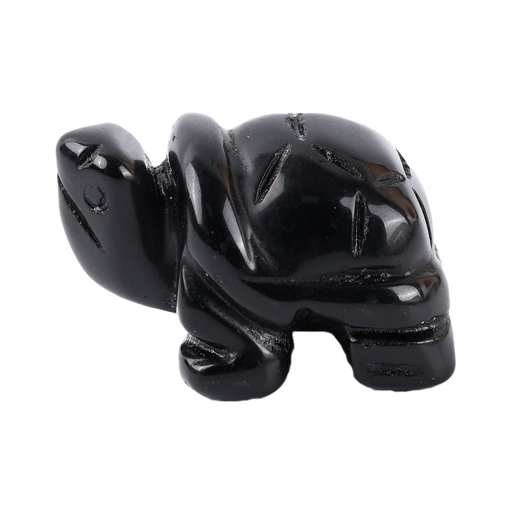 Turtle Statue Hand Carved Animal Figurine