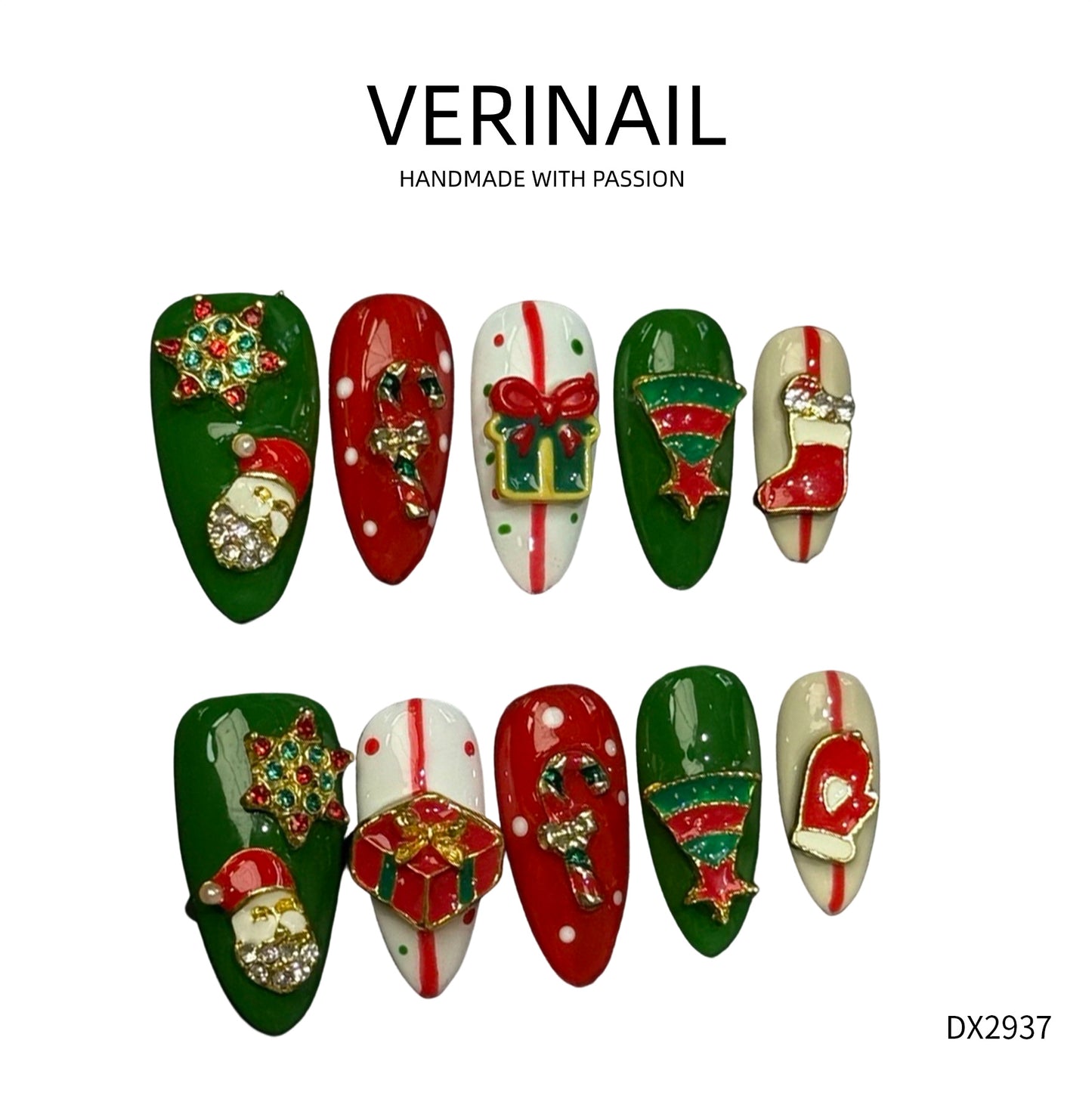 Press On Nails Christmas-DL01