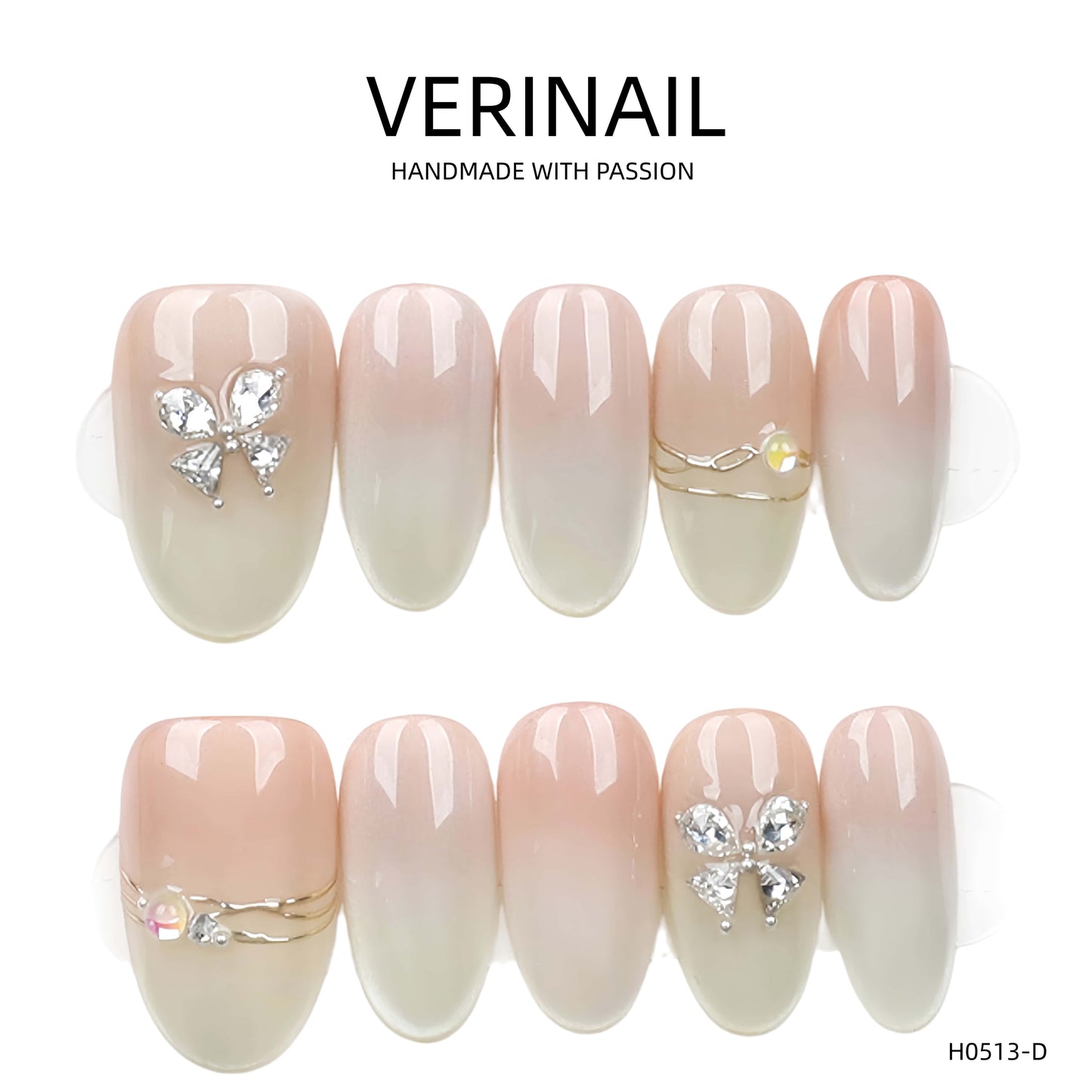 Press On Nails Color Nude DL04