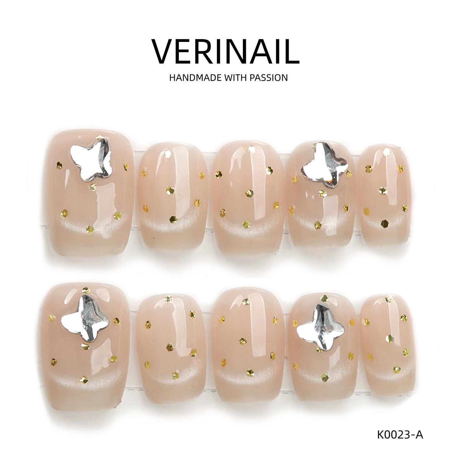 Press On Nails Color Nude DL05