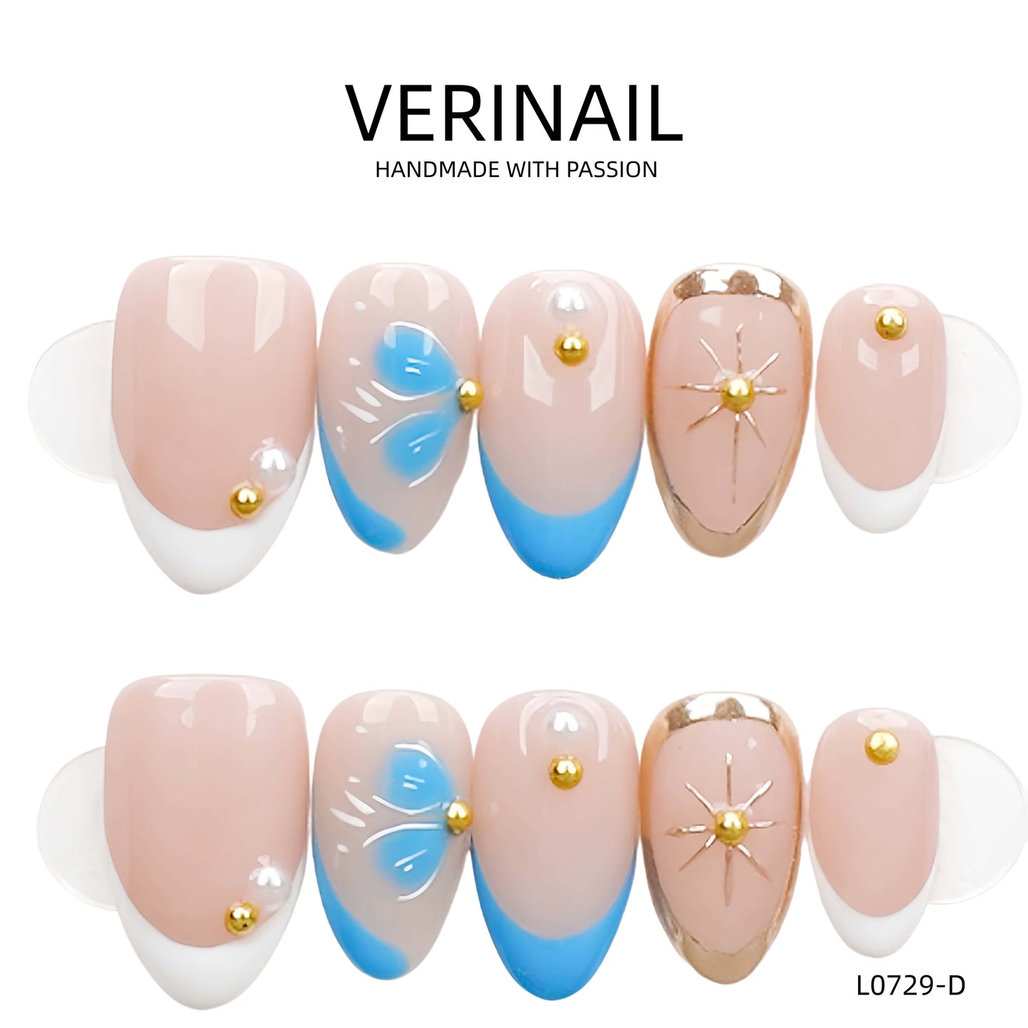 Press On Nails Color Nude DL07