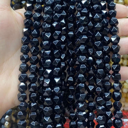 Diamond Faceted Beads 6mm/8mm/10mm Quartz/Jasper/Agate/Crystal