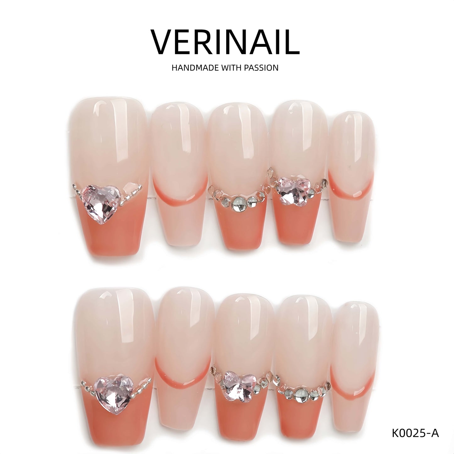 Press On Nails Color Nude DL05