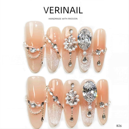 Press On Nails Color Nude DL01