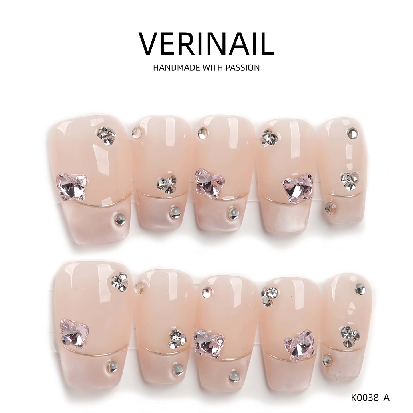 Press On Nails Color Nude DL05
