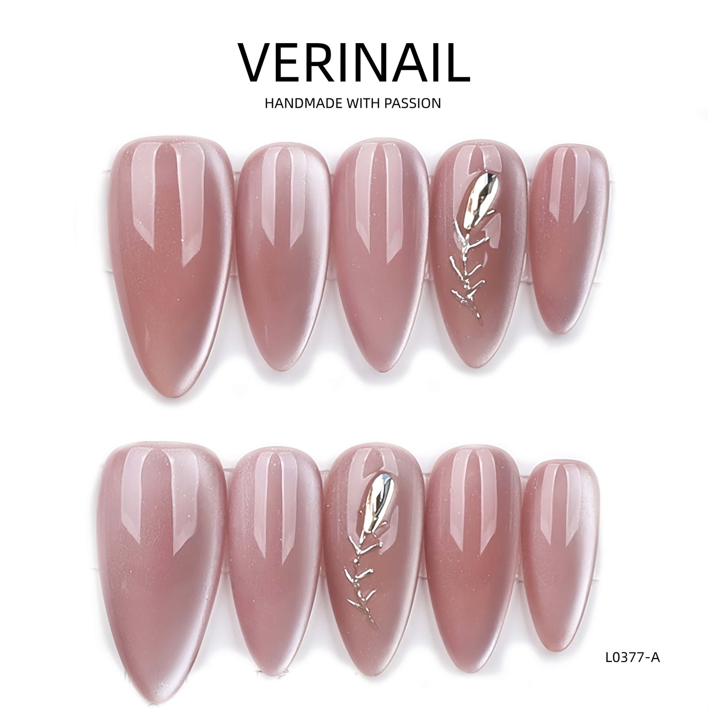 Press On Nails Color Pink CP03