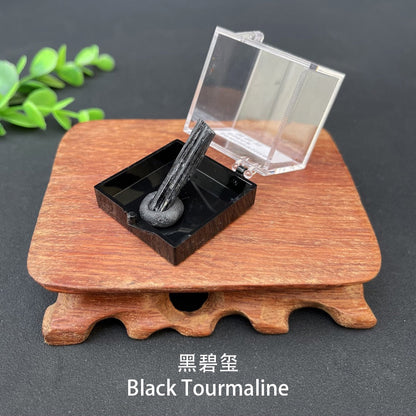 Micro Mineral Box Raw Crystal Gemstone Collection Box