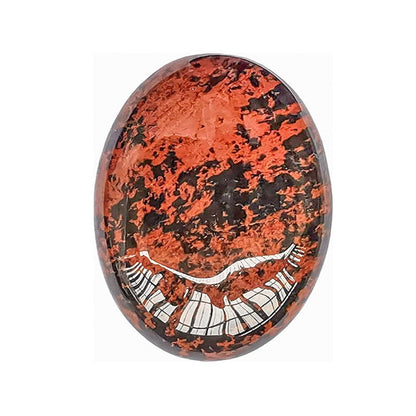 Oval Palm Stone, Polished Oval Gemstone Pocket Palm Stone Gift