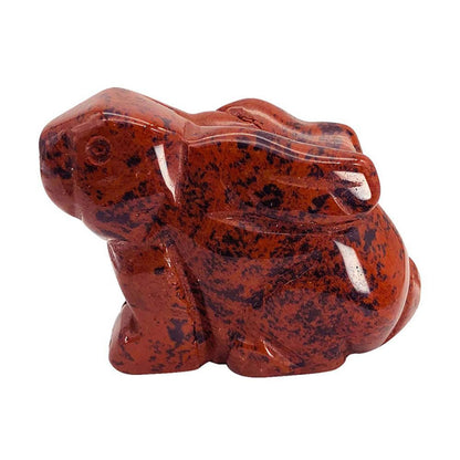 Rabbit Statue Hand Carved Animal Figurine