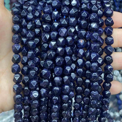 Diamond Faceted Beads 6mm/8mm/10mm Quartz/Jasper/Agate/Crystal