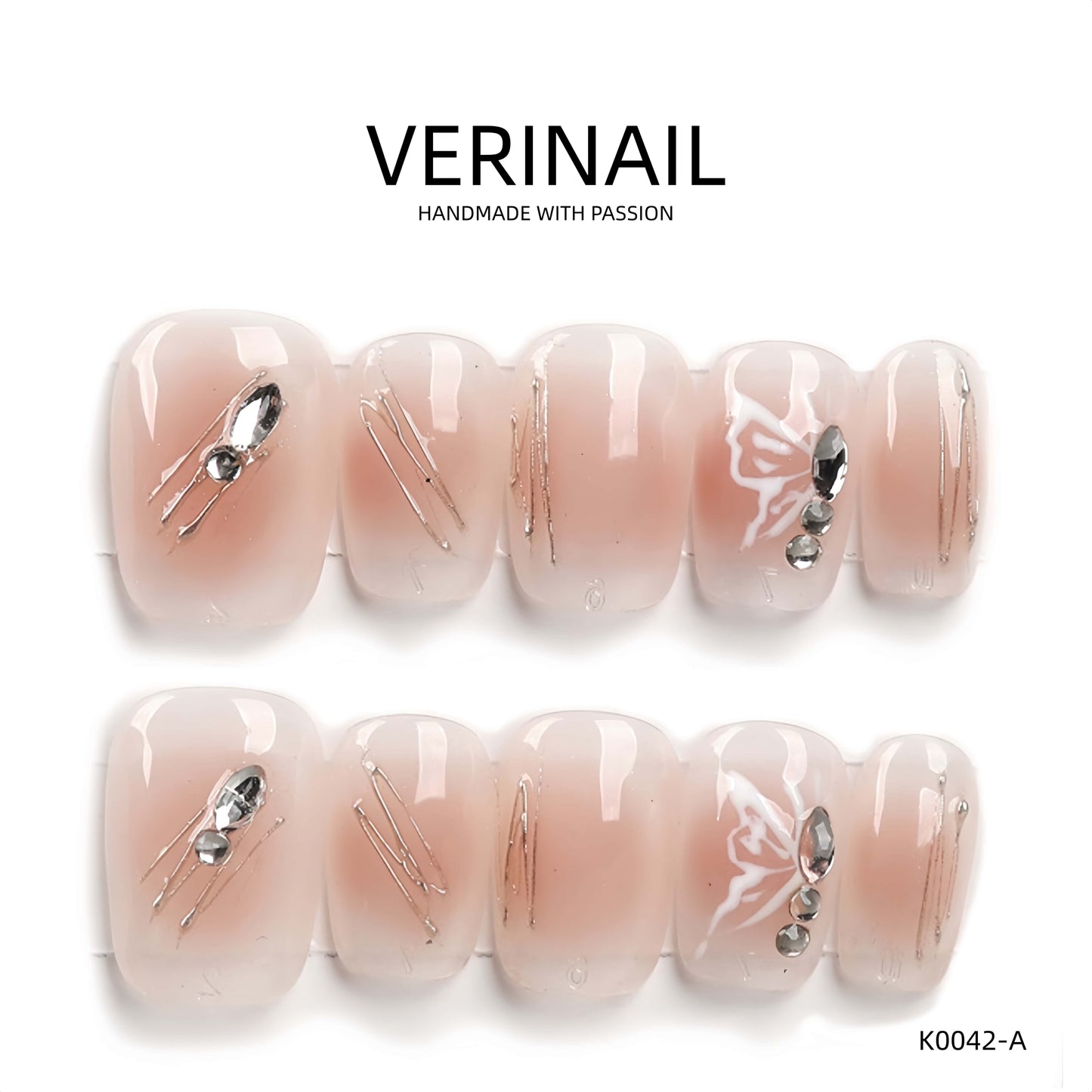 Press On Nails Color Nude DL05