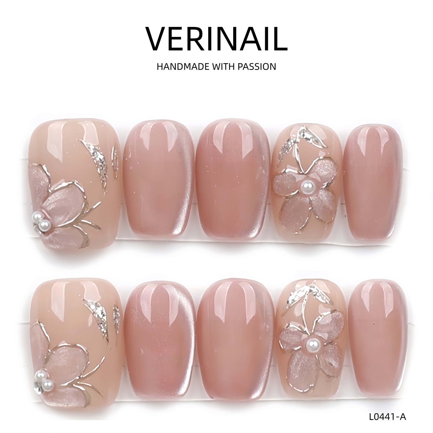 Press On Nails Color Nude DL06