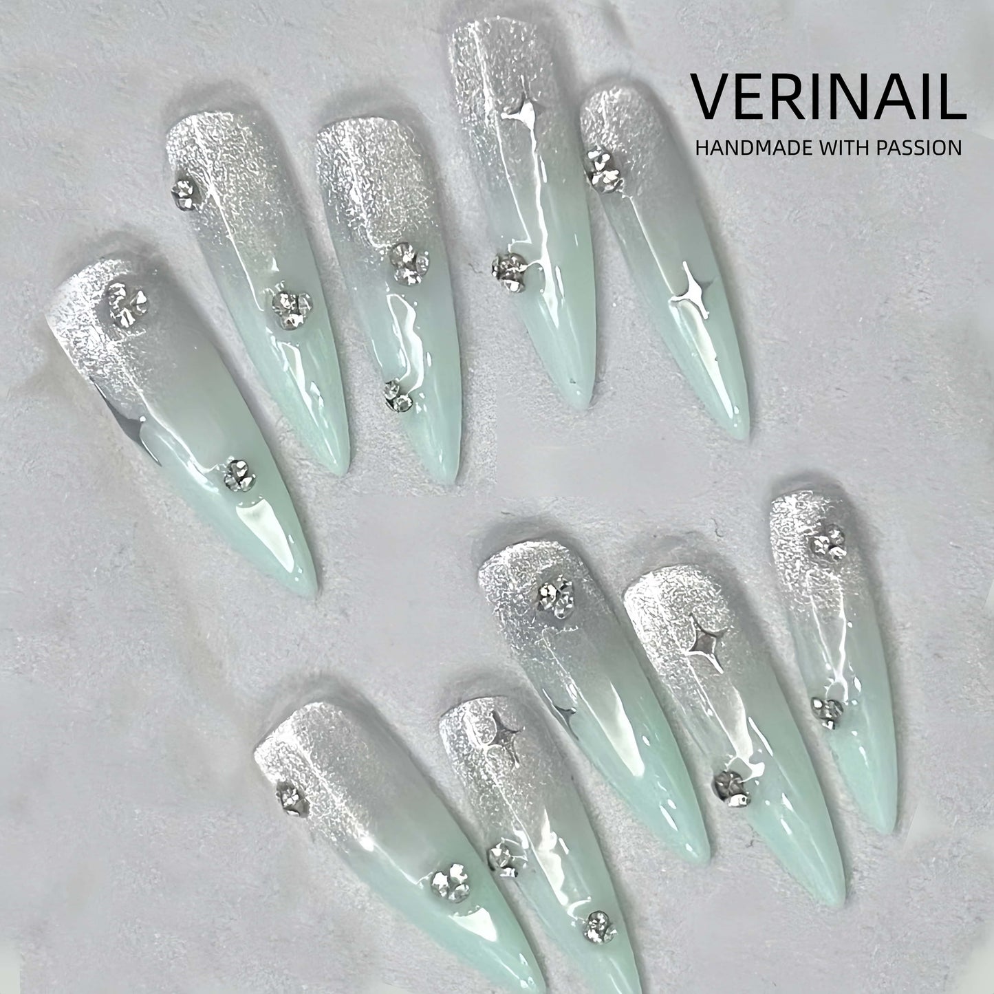 Press On Nails Color Jade PDD01