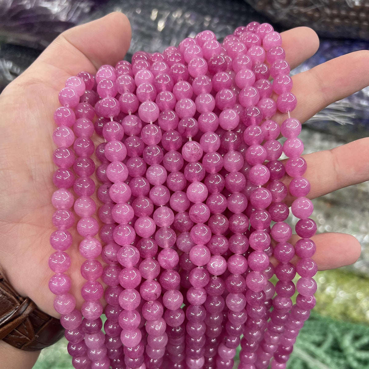 $2.5--8mm semi precious beads #1 Free Shipping