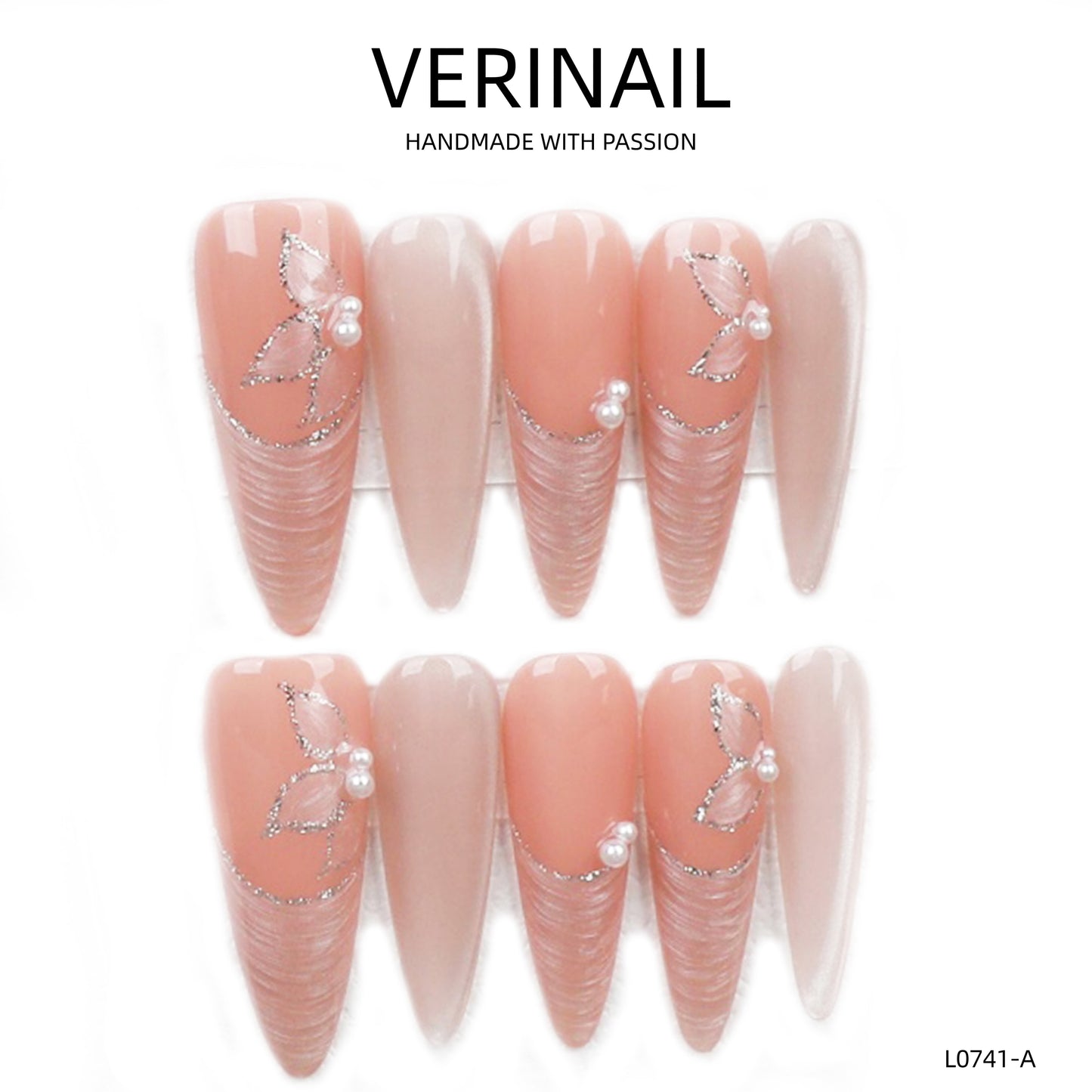 Press On Nails Color Nude DL07