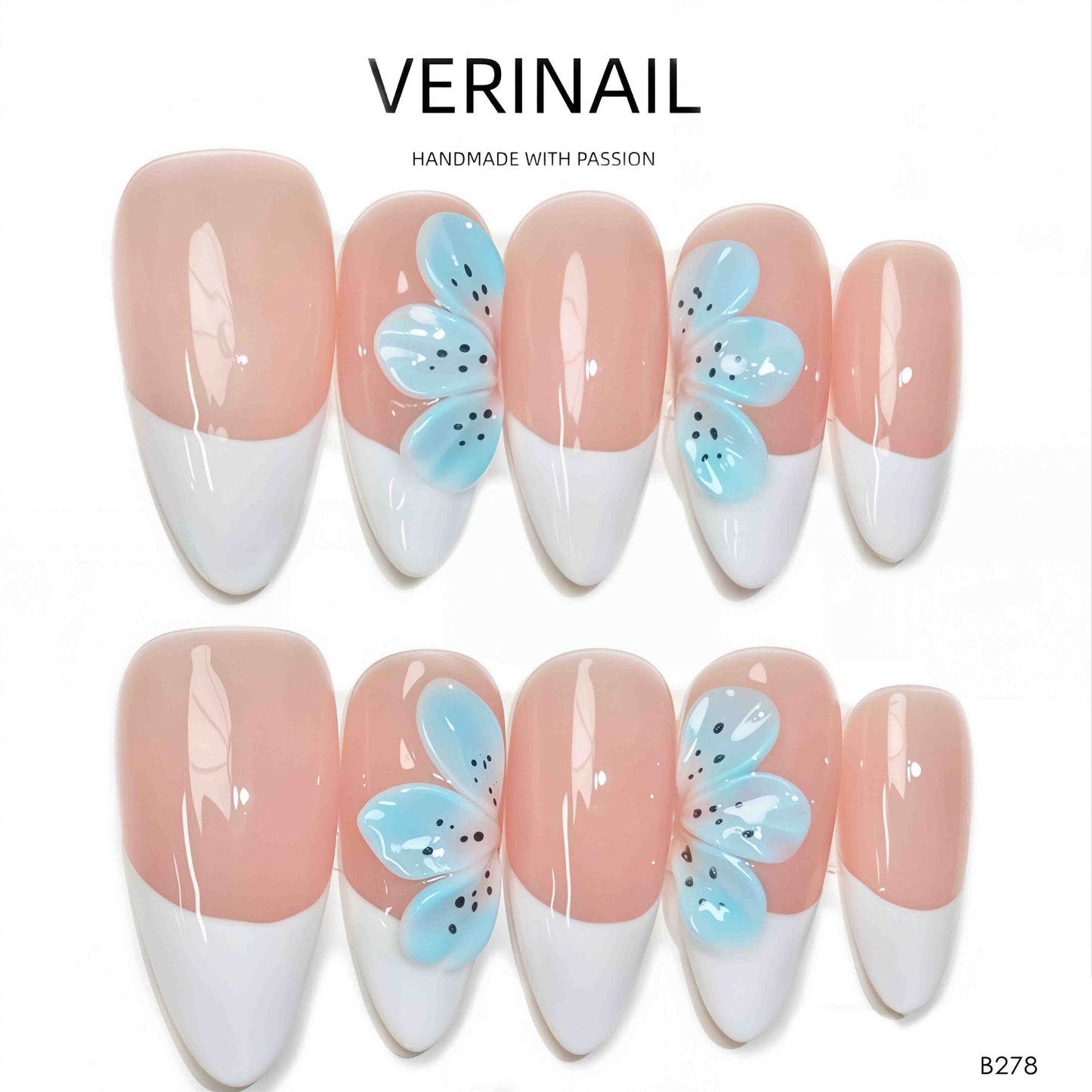 Press On Nails Color Nude DL01