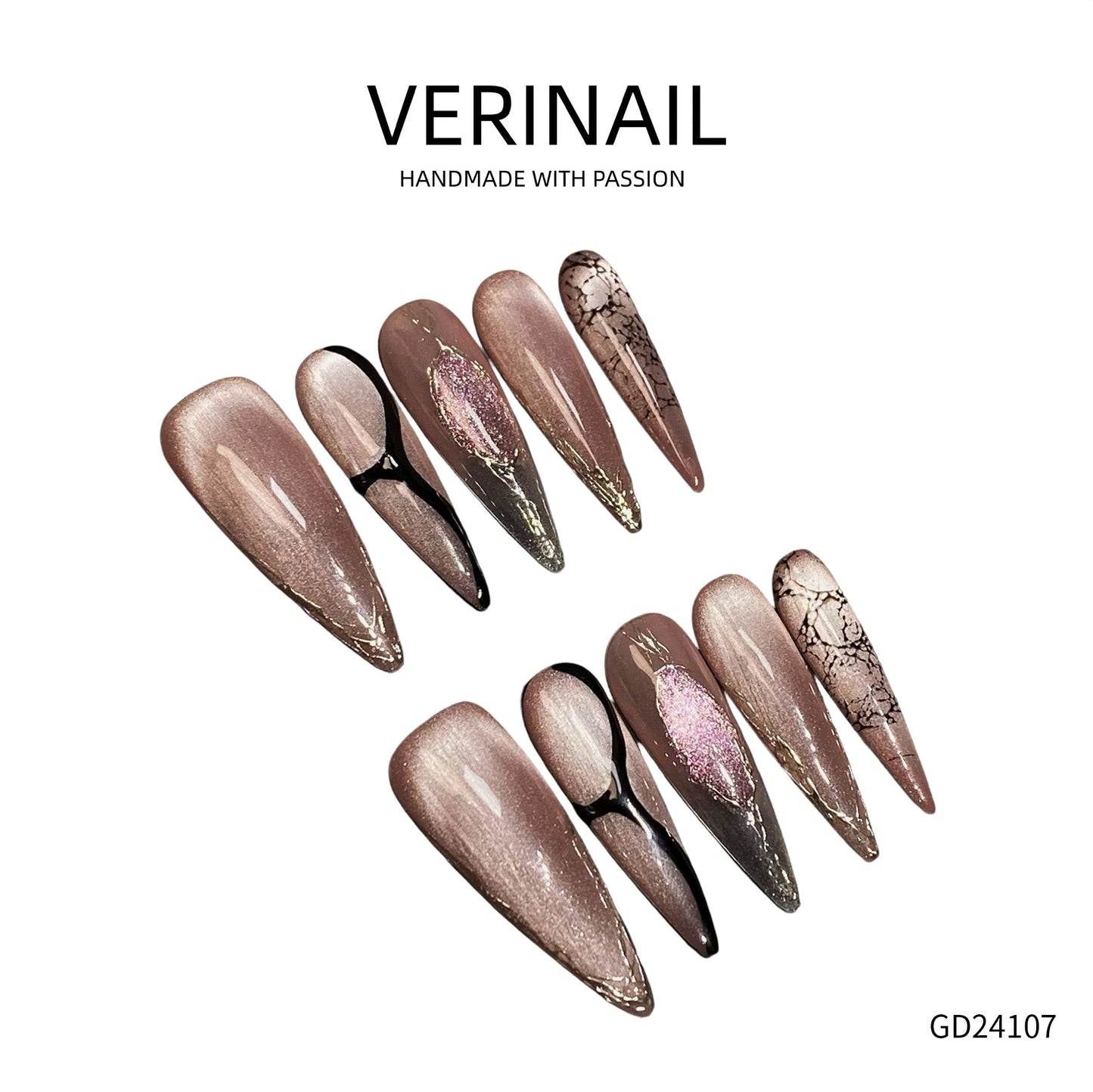 Press On Nails STENGHT DL02