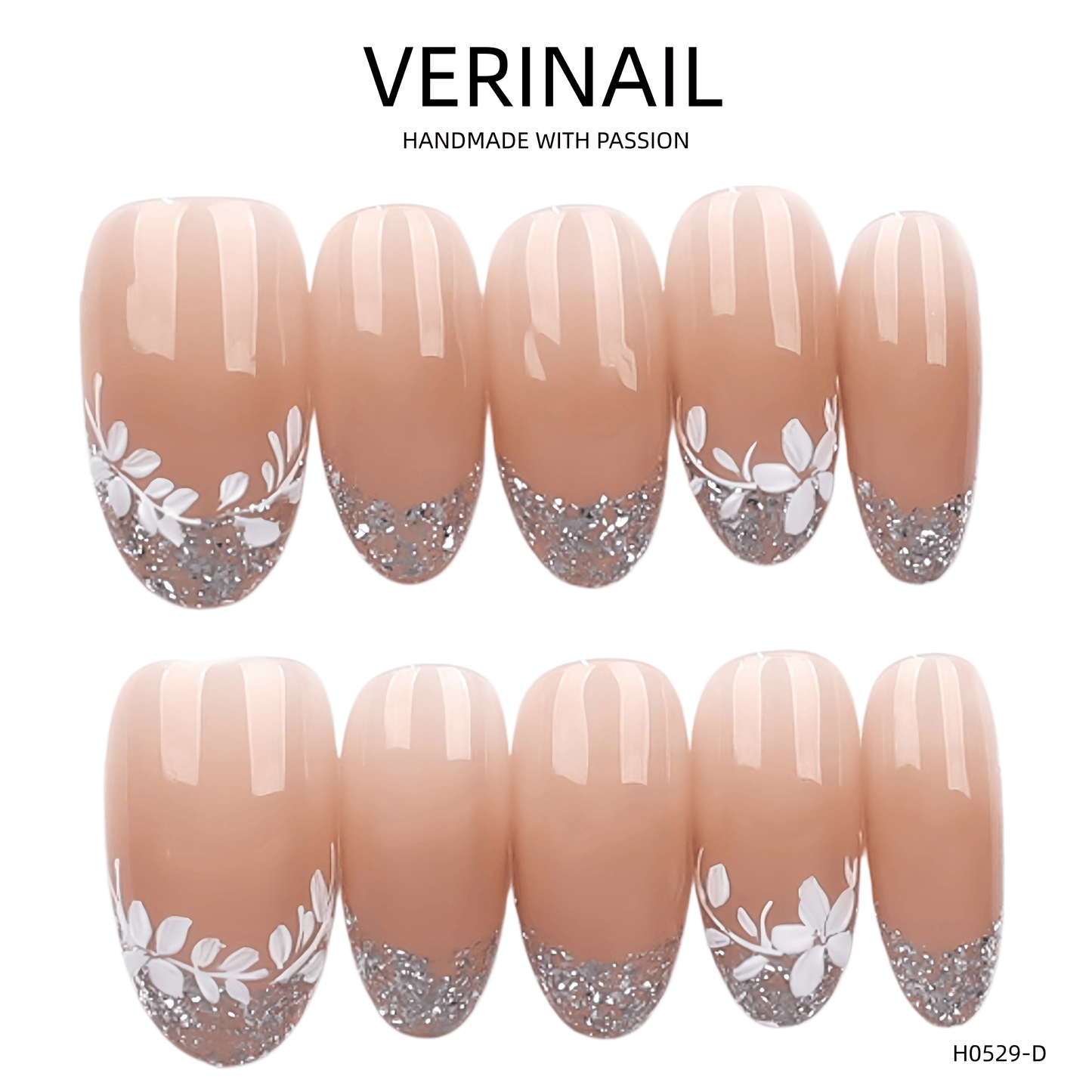 Press On Nails Color Nude DL04